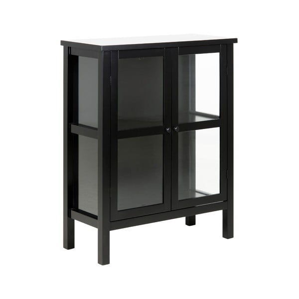 Vetrina nera a 2 ante , altezza 99,5 cm Eton - Actona-image-2