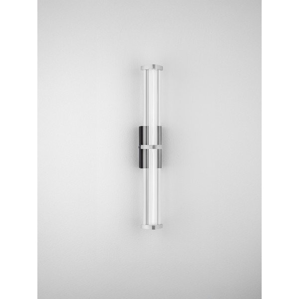 Lampada da parete LED nera opaca/color argento opaco in metallo con intensità regolabile Pheme – Nova Luce-image-4