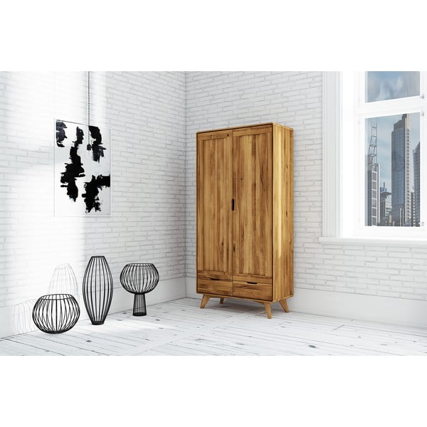 Armadio in rovere 90x180 cm Greg - The Beds-image-3