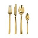 Posate dorate in acciaio inox 16 pz Diseno – Mikasa