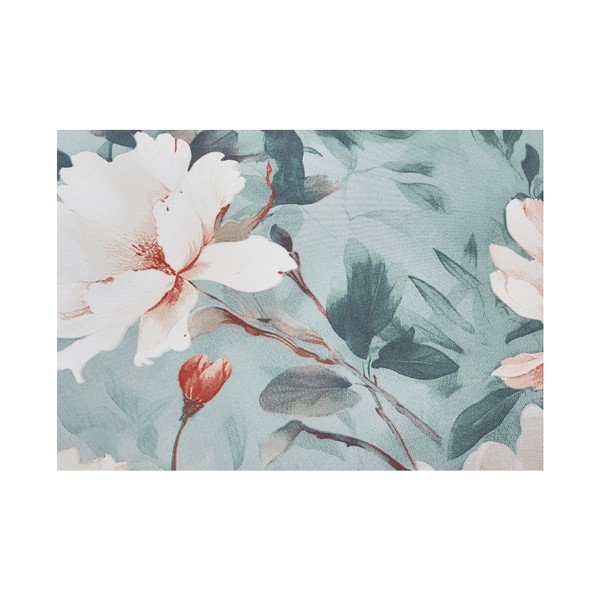 Set copripiumino e federa turchese in microsatinato per letto singolo 3 pezzi 140x200 cm Selma – My House-image-2