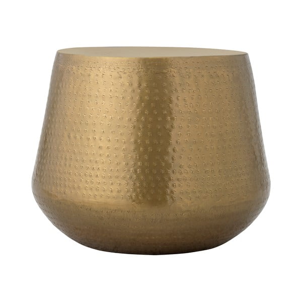 Tavolino da salotto rotondo dorato in metallo ø 50 cm Avola – Bloomingville-image-2