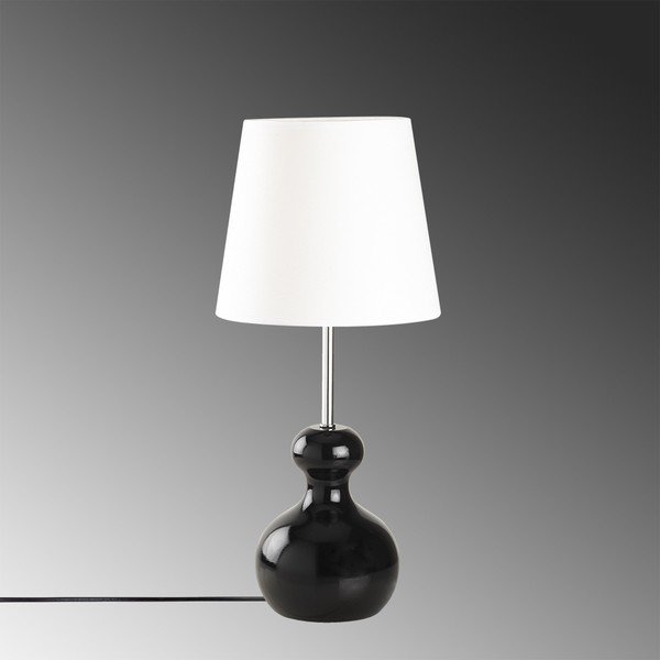 Lampada da tavolo in legno nero Opviq luci Mallina - Opviq lights-image-3