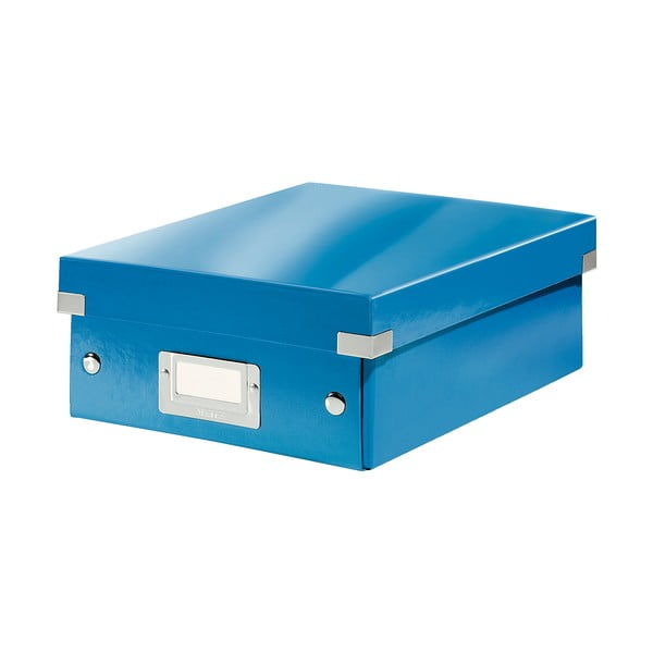 Scatola di cartone blu con coperchio Click&Store - Leitz-image-2