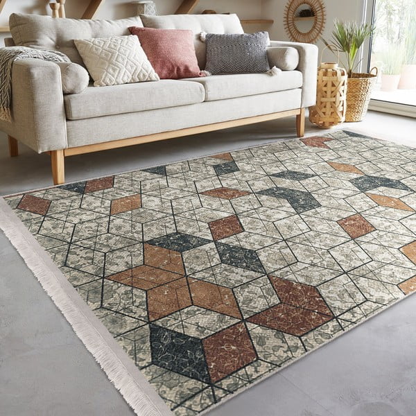 Tappeto grigio 160x230 cm - Mila Home-image-2