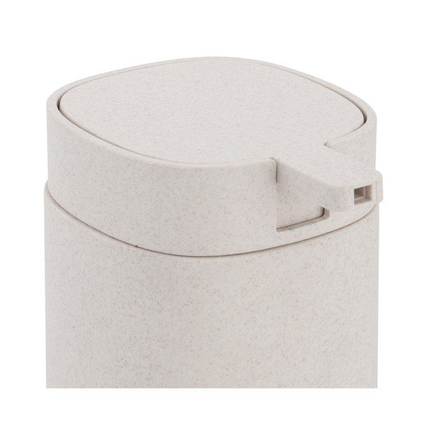 Dispenser di sapone in plastica beige 200 ml Cris - Tomasucci-image-1