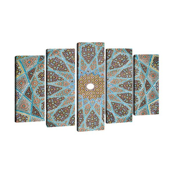 Set di 5 dipinti Kaleidoscope - Tablo Center