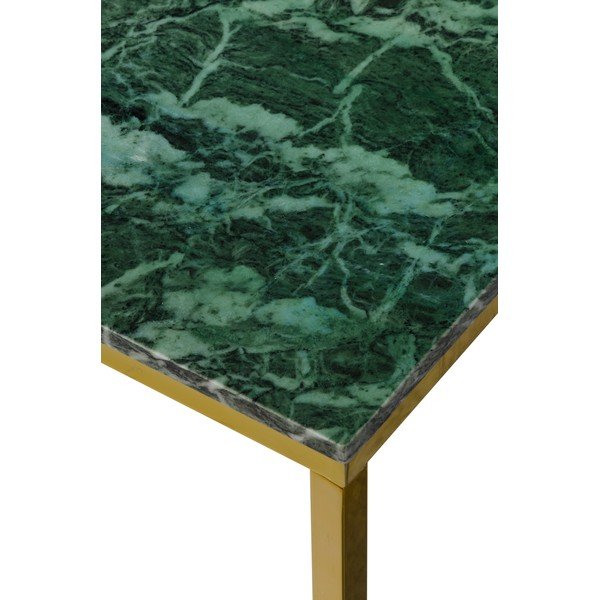 Tavolino con base dorata e piano in marmo verde Accento - RGE-image-4