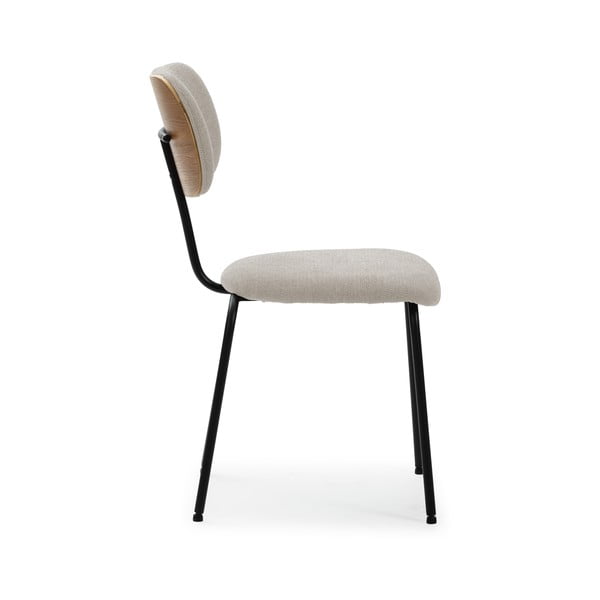 Set di sedie da pranzo beige 4 pz Dash - Marckeric-image-4