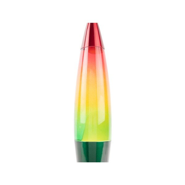 Lava lamp verde in vetro (altezza totale 41,5 cm) Rainbow Rocket Lava – Leitmotiv-image-2