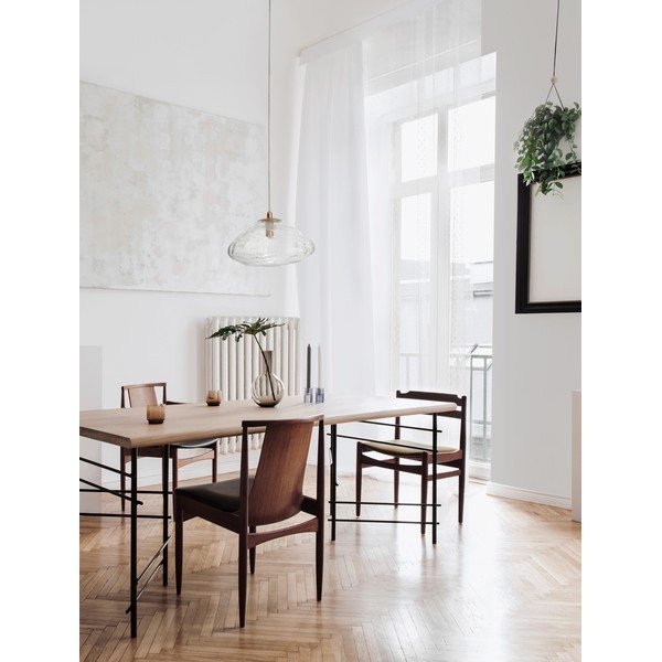 Lampadario color ottone in vetro ø 26 cm King – Nova Luce-image-1