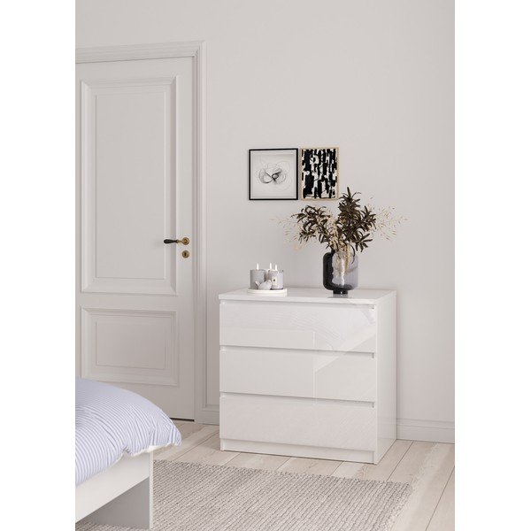 Credenza bianca 77x76x50 cm Naia – Tvilum-image-1