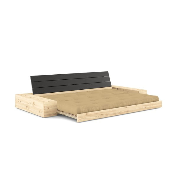 Divano letto color senape 244 cm Base - Karup Design-image-4