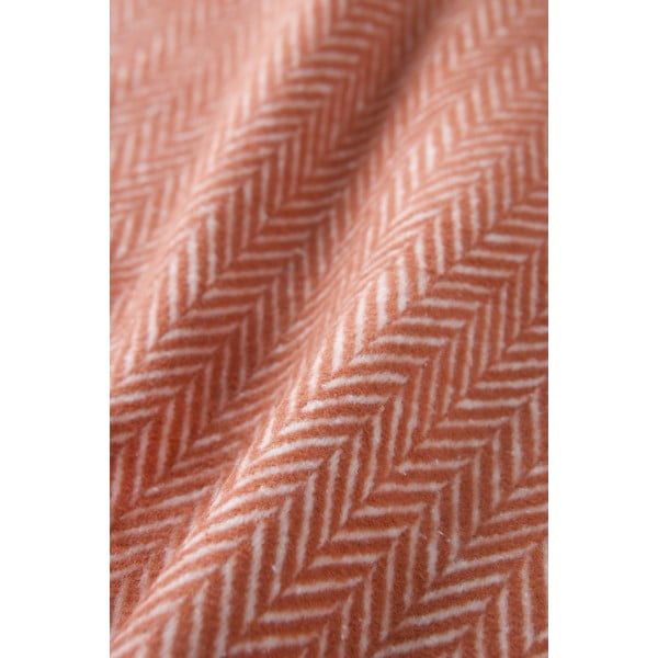 Plaid in terracotta con cotone , 140 x 180 cm Skyline - Euromant-image-3