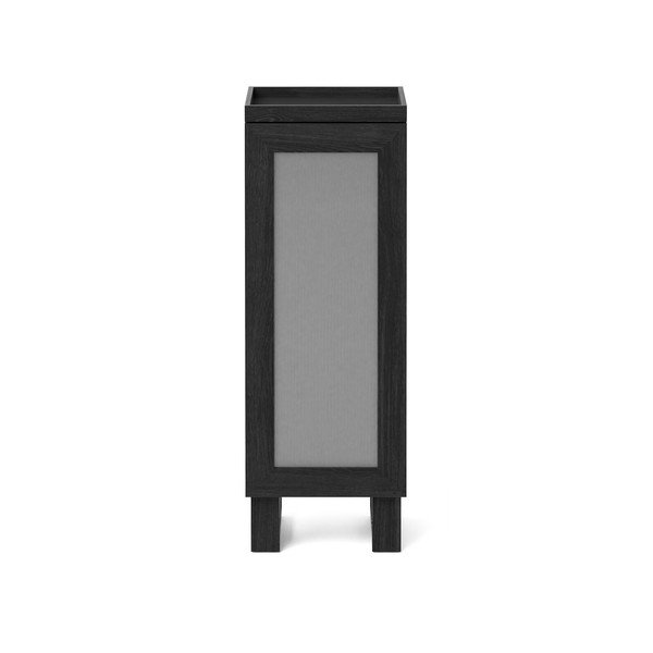 Mobile da bagno in rovere nero Mezza - Wireworks-image-2