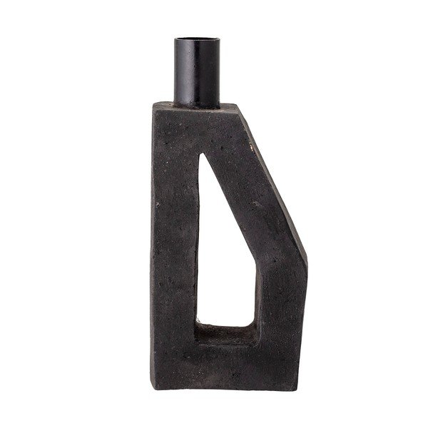 Candeliere in terracotta nera, altezza 20 cm Kes - Bloomingville-image-4