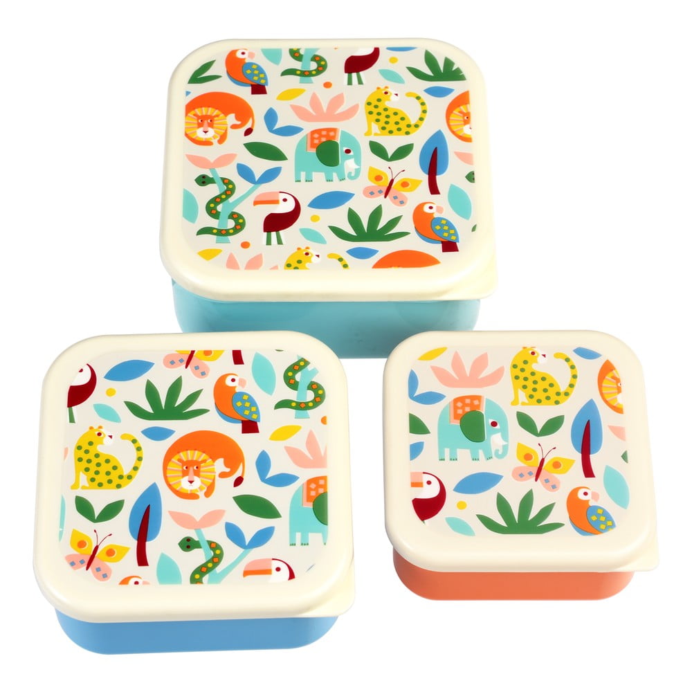 Portapranzo per bambini 3 pz Wild Wonders – Rex London | Portapranzo per bambini