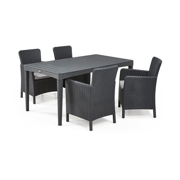 Tavolo da pranzo da giardino 90x160 cm Girona - Keter-image-2