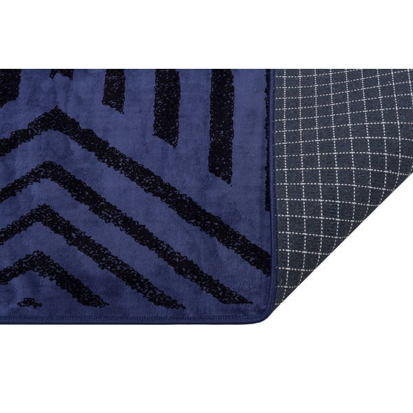 Tappeto lavabile blu 200x100 cm - Vitaus-image-2