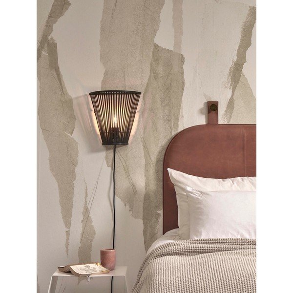 Lampada da parete nera Merapi - Good&Mojo-image-1