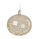 Decorazione luminosa natalizia arancione da appendere ø 18 cm Lina - Markslöjd
