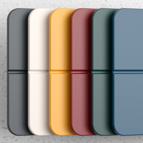 Set da corridoio marrone antracite con decoro in rovere One More Look - UMAGE-image-1