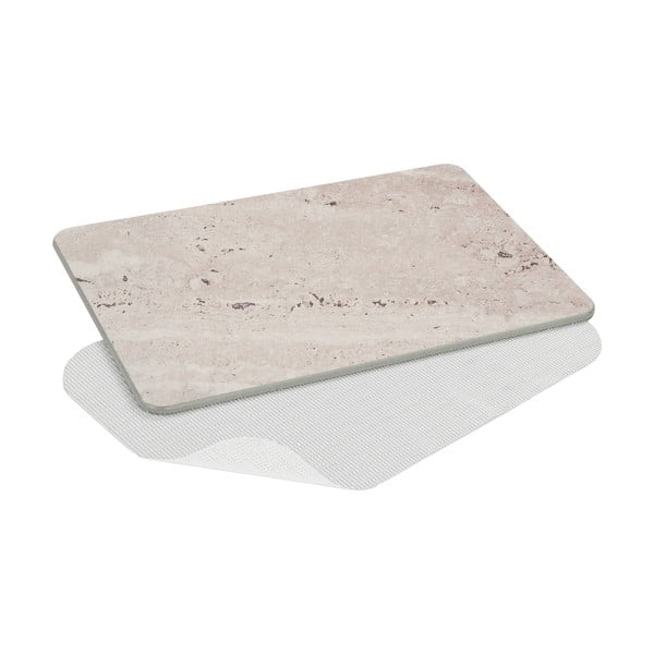 Tappetino da bagno marrone chiaro in terra di diatomee 39x60 cm Puna - Wenko-image-2