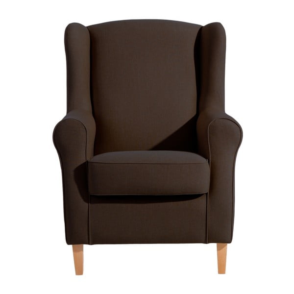 Poltrona marrone scuro Lorris Chocolate - Max Winzer-image-1