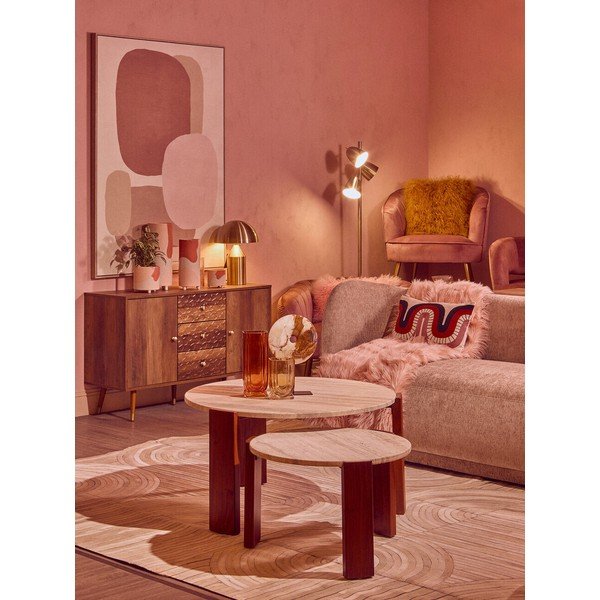 Credenza colore naturale scuro 114x70x39 cm Frida – Premier Housewares-image-3
