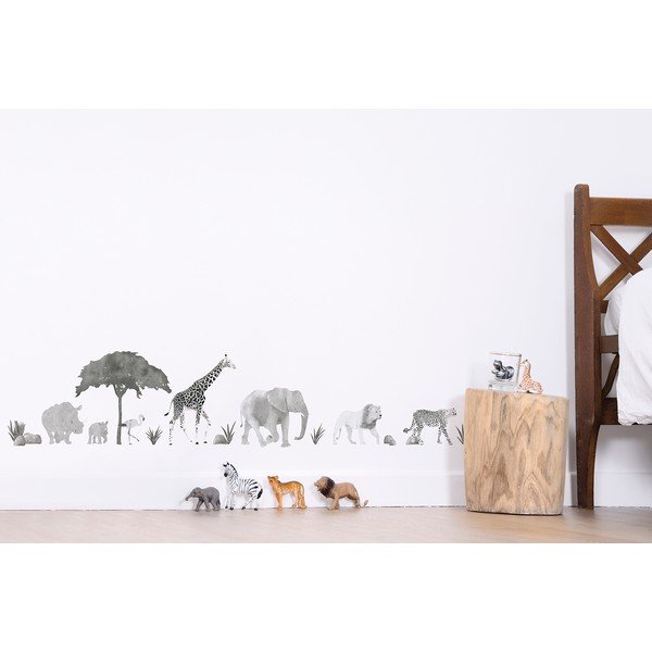 Foglio adesivo 30x42 cm Wild Animals - Lilipinso-image-1