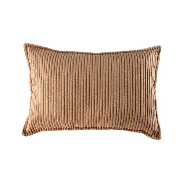 Cuscino per divano da bambini marrone con rivestimento in velluto a coste Bolster – Wigiwama