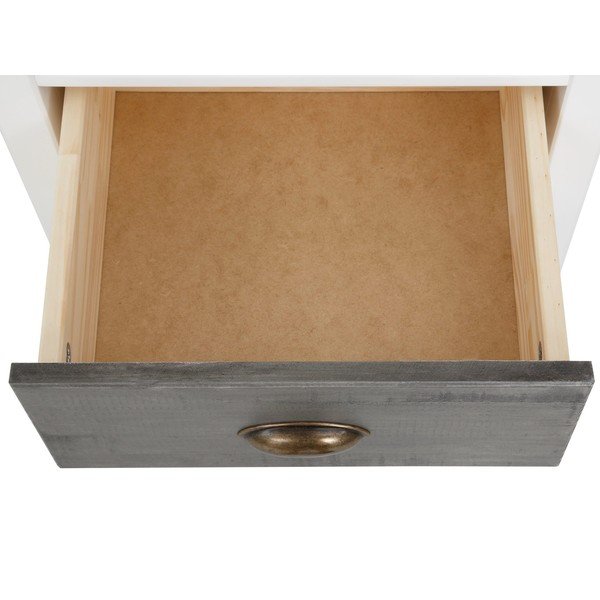 Tavolo da lavoro bianco e grigio Salva - Støraa-image-1