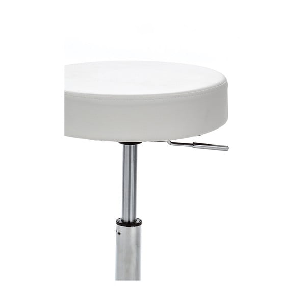 Sedia da ufficio bianca in similpelle Tizio – Tomasucci-image-1