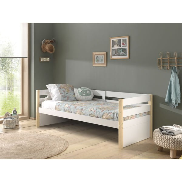 Letto bianco per bambini 90x200 cm Margrit - Vipack-image-1