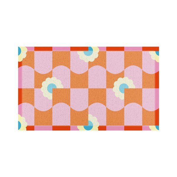 Zerbino in plastica riciclata 40x70 cm Elizabeth Olwen  – Artsy Doormats