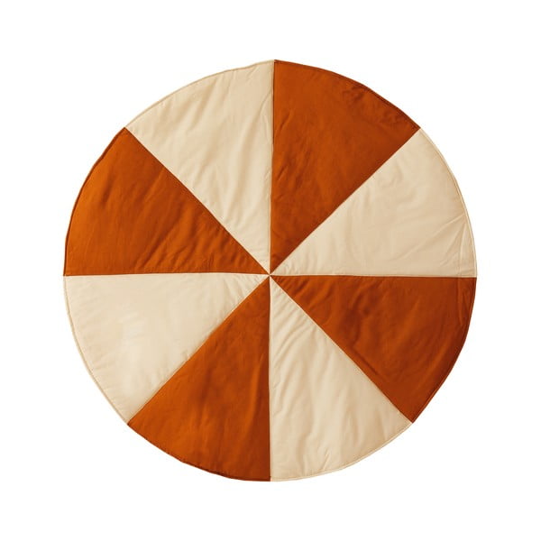 Coperta per bambini marrone e beige Caramel Circus - Moi Mili