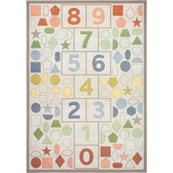 Tappeto per bambini beige 230x160 cm Tähemaa - Narma-image-1