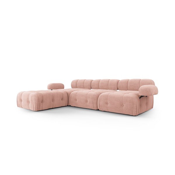Divano angolare componibile in rosa chiaro Ferento – Cosmopolitan Design-image-3