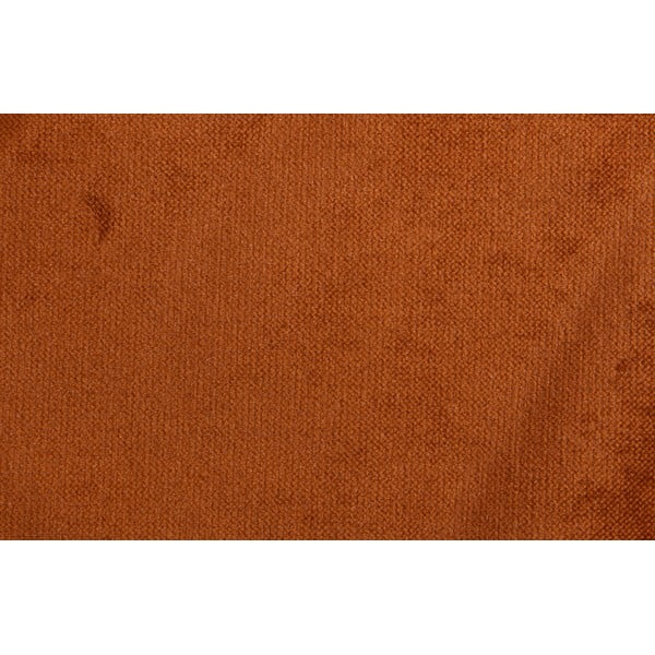 Divano arancione con rivestimento in velluto 277 cm Rodeo – WOOOD-image-1