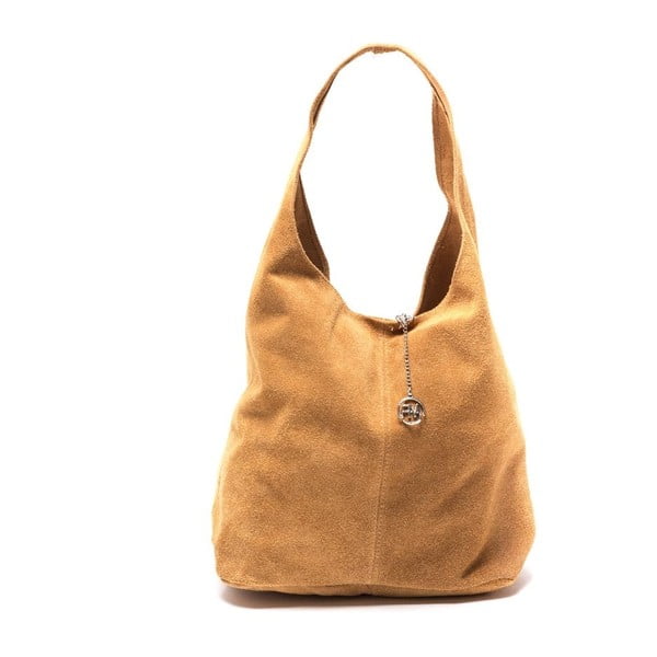 Kožená kabelka Roberta M 885 Cognac