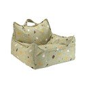 Pouf a sacco per bambini verde con rivestimento in bouclé e ciniglia Terrazzo Chair – Wigiwama