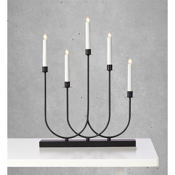 Candeliere nero, altezza 50 cm Max - Markslöjd