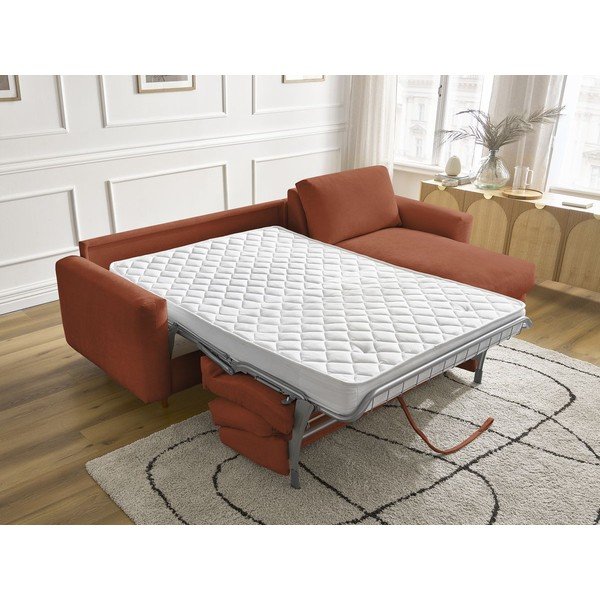Divano angolare arancione Nouveau Cocoone – Bobochic Paris-image-1