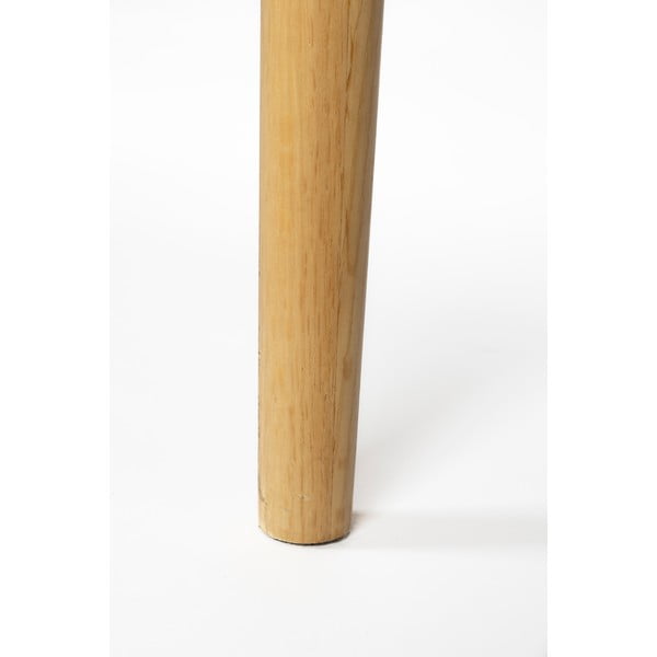 Tavolo consolle di colore naturale con piano effetto rovere 40x120 cm Fabio – White Label-image-3