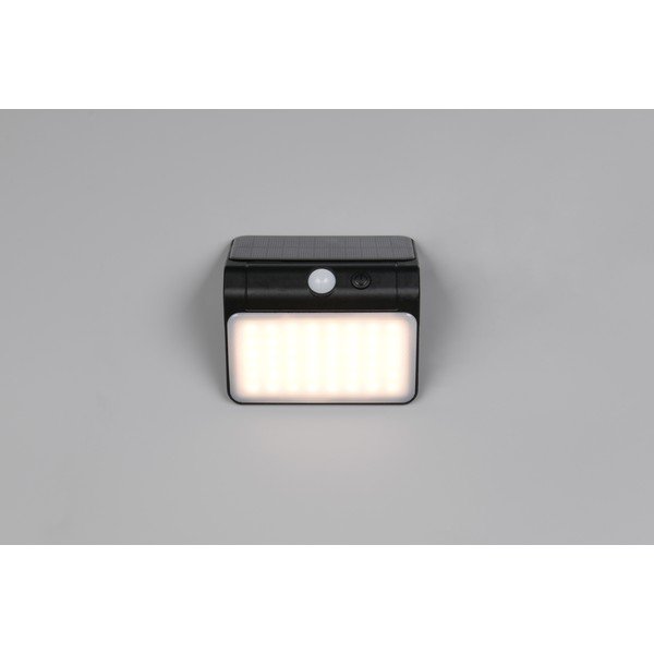 Illuminazione esterna LED con alimentazione a pannelli solari da parete (altezza totale 12 cm) Olinda – Reality-image-2