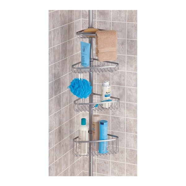 Scaffale telescopico per bagno ad angolo York - iDesign-image-3