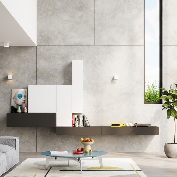 Lampada da soffitto bianca con paralume in metallo 10x10 cm Pax - Sollux-image-4