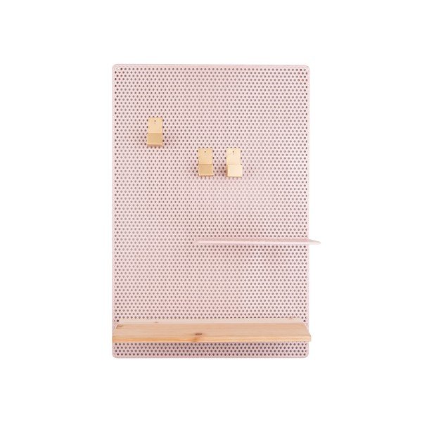 Bacheca in metallo rosa pallido , 34,5 x 52,5 cm Perky - PT LIVING