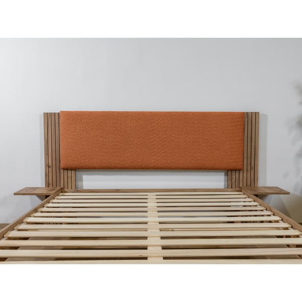 Letto matrimoniale arancione con rete inclusa 160x200 cm Lior – Bobochic Paris-image-3