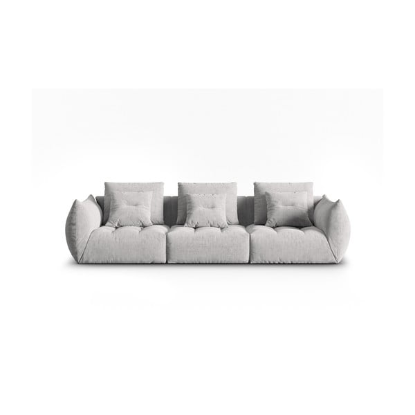 Divano grigio chiaro 332 cm Bloom - Micadoni Home